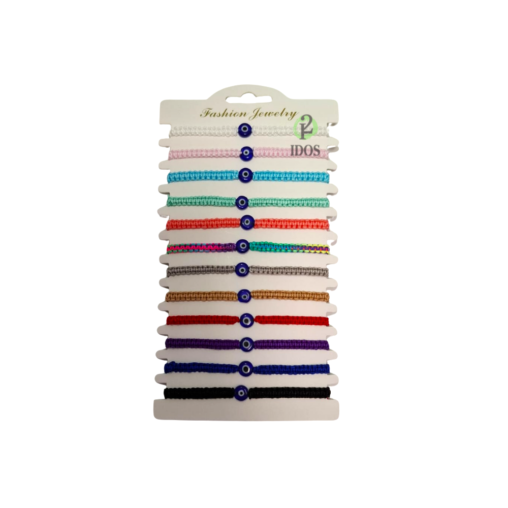 Pulsera Colores Ojo x12