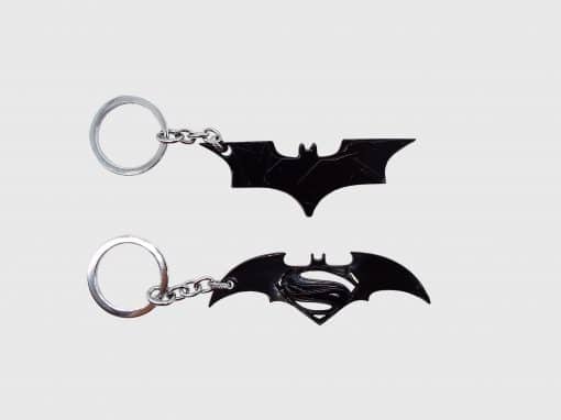 Llavero Batman/Superman Metal