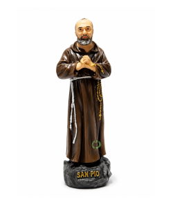 Padre Pio Resina 15 cm