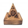 Porta Conos de Madera - Pirámide