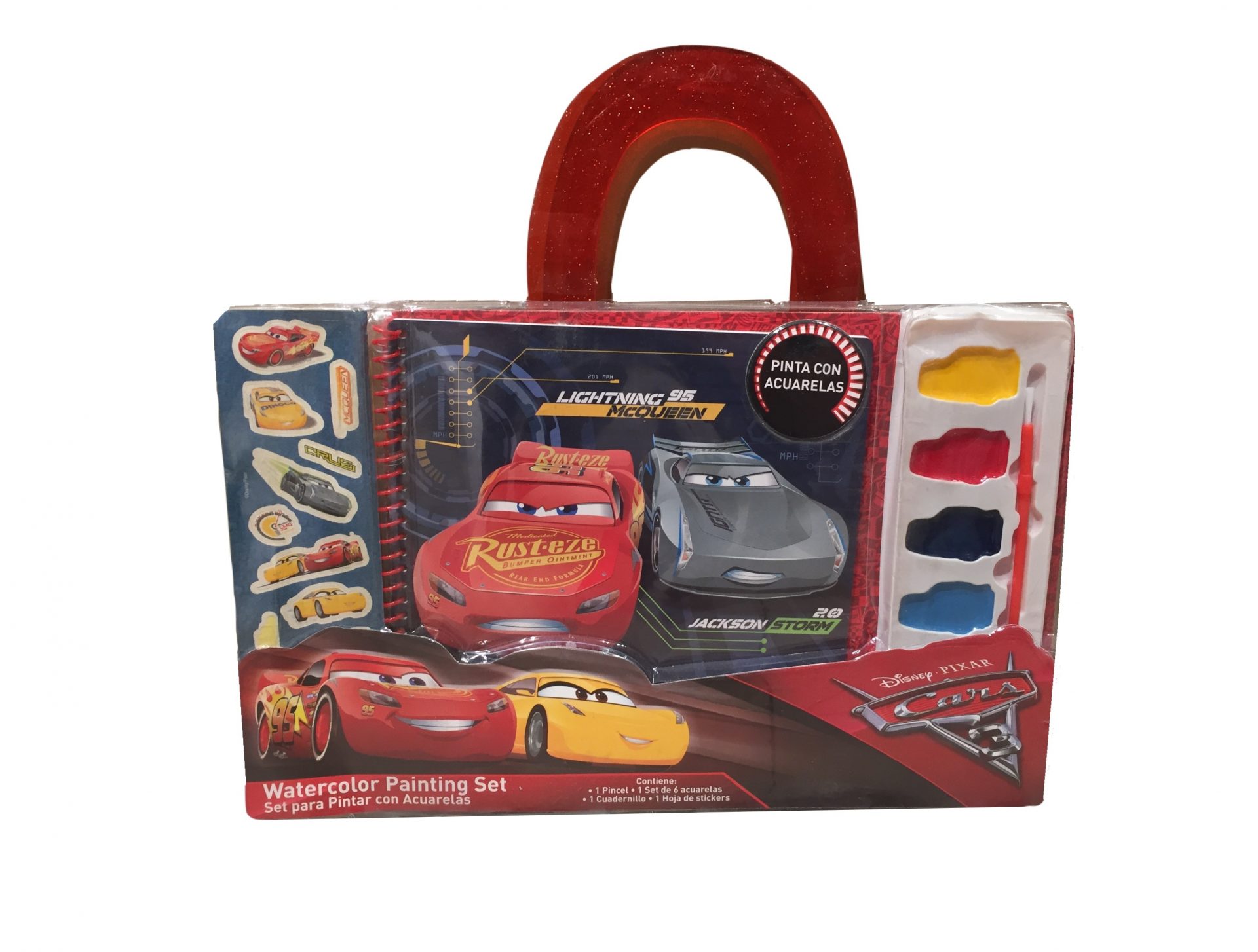 Set Para Pintar Con Acuarela Cars