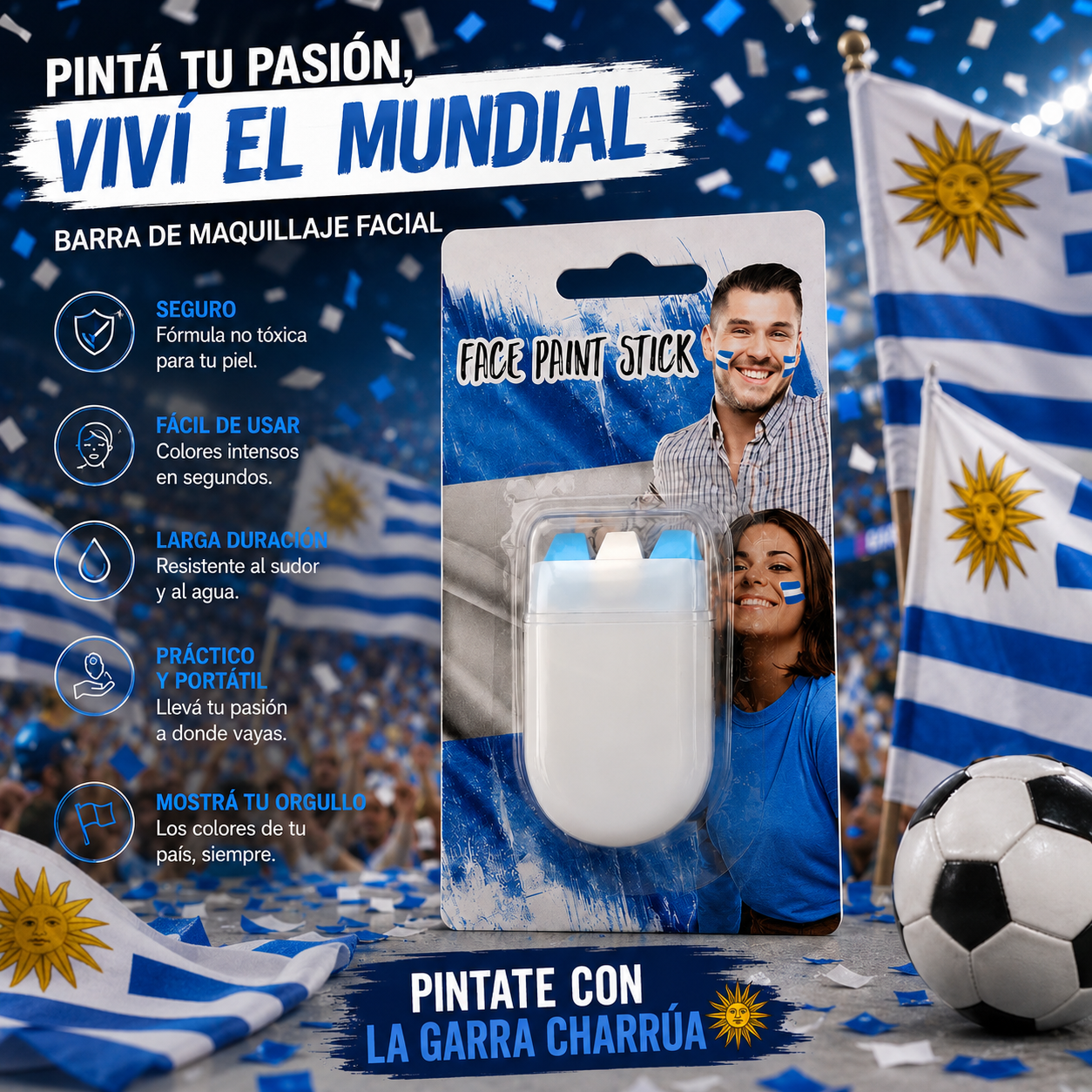 Pintura Facial Uruguay - Imagen 3