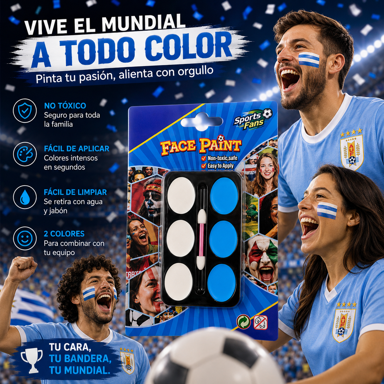Pintura Facial Uruguay - Imagen 2