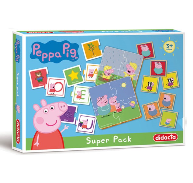 Super Pack En Madera Peppa Pig