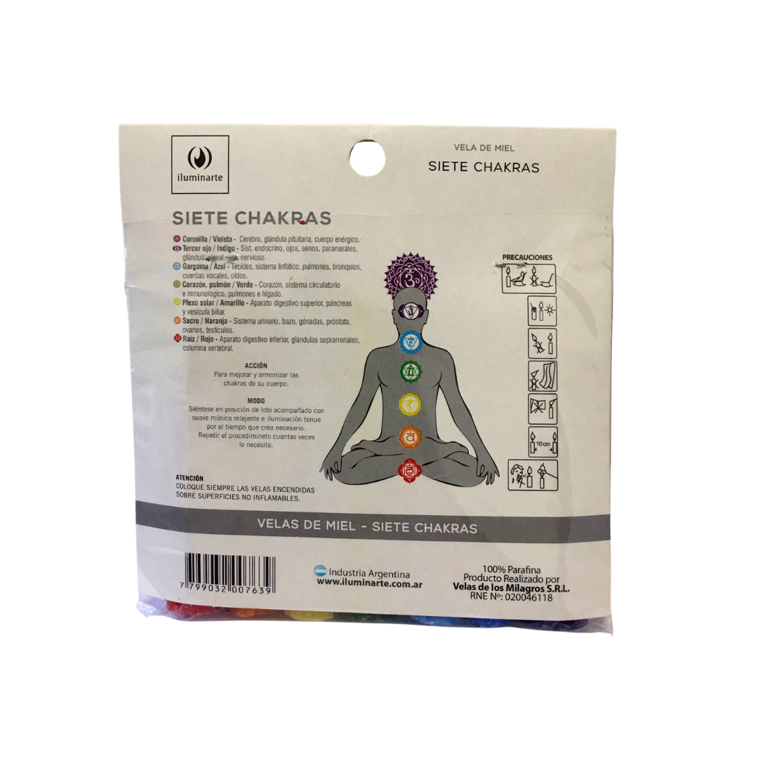 Velas de Miel 7 Chakras - Imagen 2