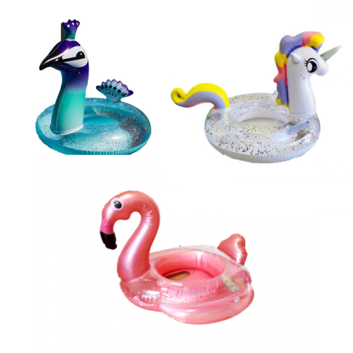 Flotador Unicornio/Flamenco/Pavo Real 85 cms
