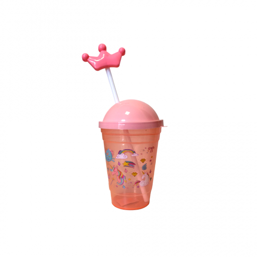 Vaso Con Sorbito Unicornio