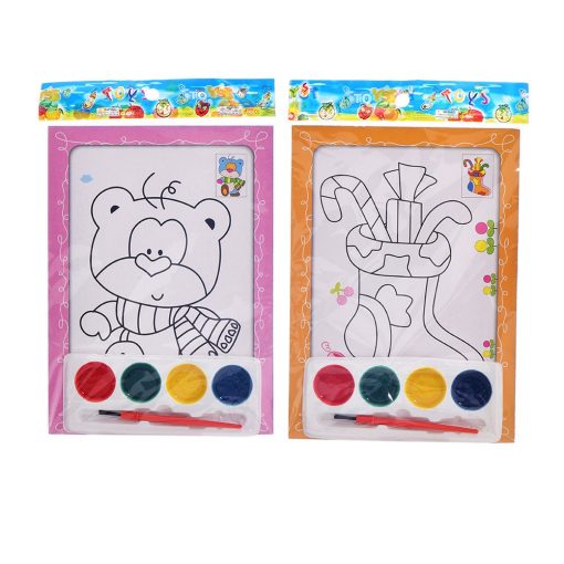 Lámina Para Pintar + Acuarela x12