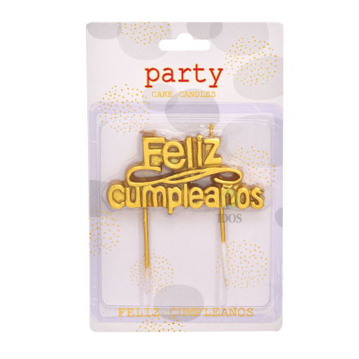 Cartel Feliz Cumple Vela