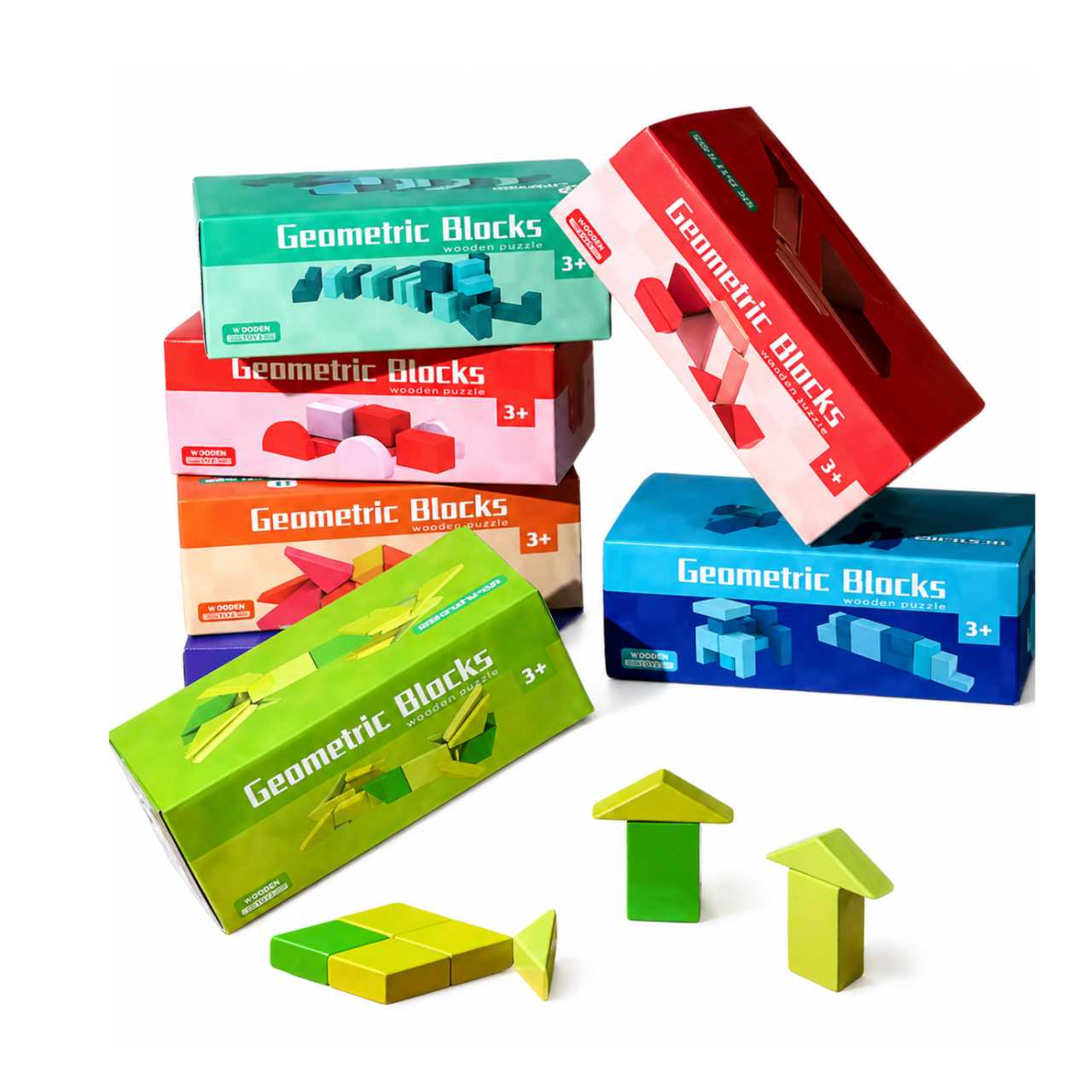 Juego Madera Geometría