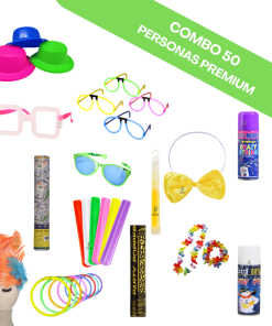 Combo Cotillón 50 Personas PREMIUM