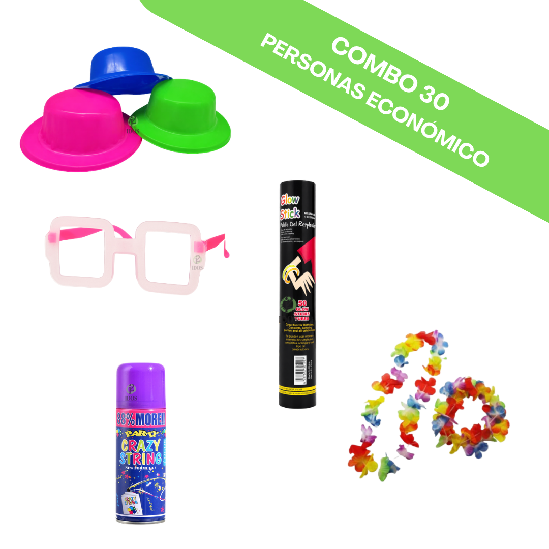 Combo Cotillón 30 Personas ECONÓMICO