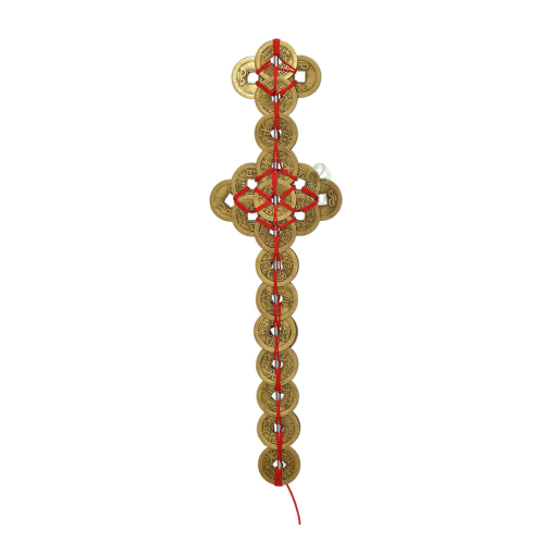 Colgante Espada Monedas 24 cms