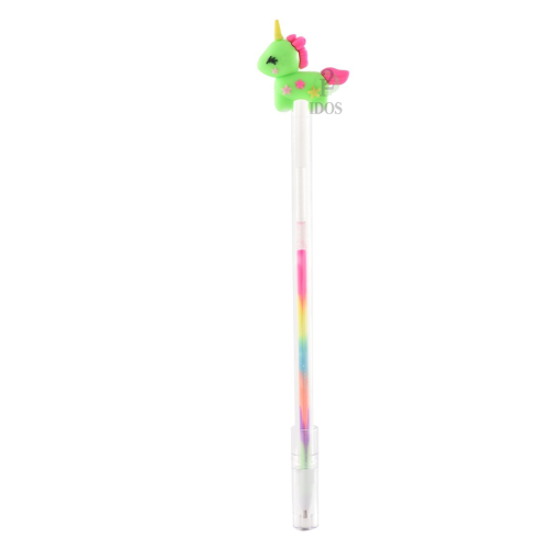 Lapicera Unicornio x12 Colores Degradé