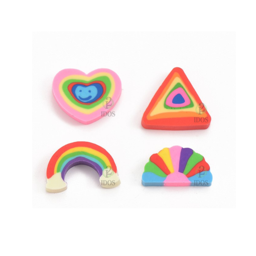 Goma de Borrar Multicolor x36