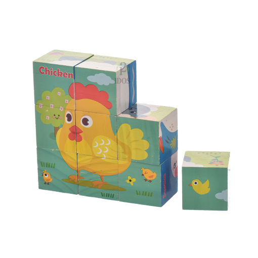 Puzzle Madera 6 Lados 3D
