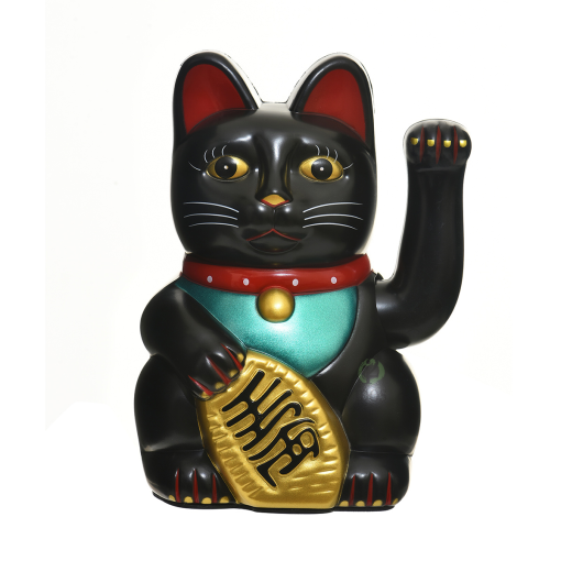 Gato Plástico Negro