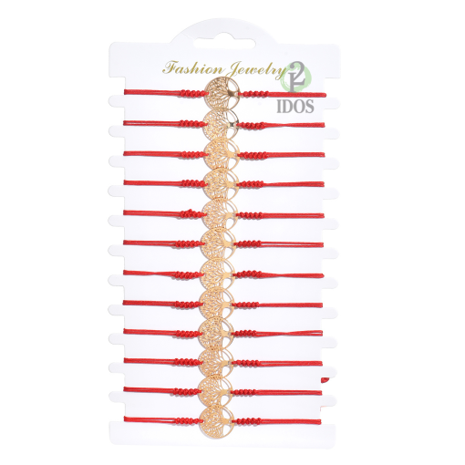 Pulseras Rojas Árbol de la Vida x12