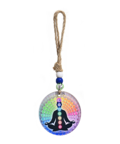 Colgante Vidrio 7 Chakras Chico