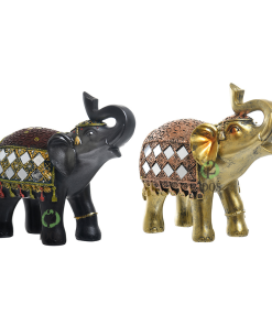 Elefante Con Espejos y Colores