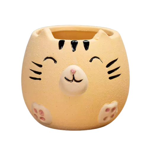 Maceta Cerámica Gato - Imagen 2