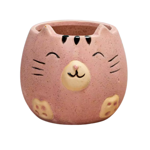 Maceta Cerámica Gato - Imagen 3