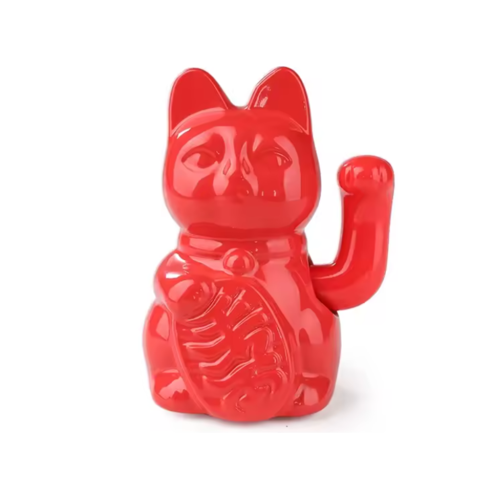 Gato Llama Dinero Colores Cerámica - Imagen 4