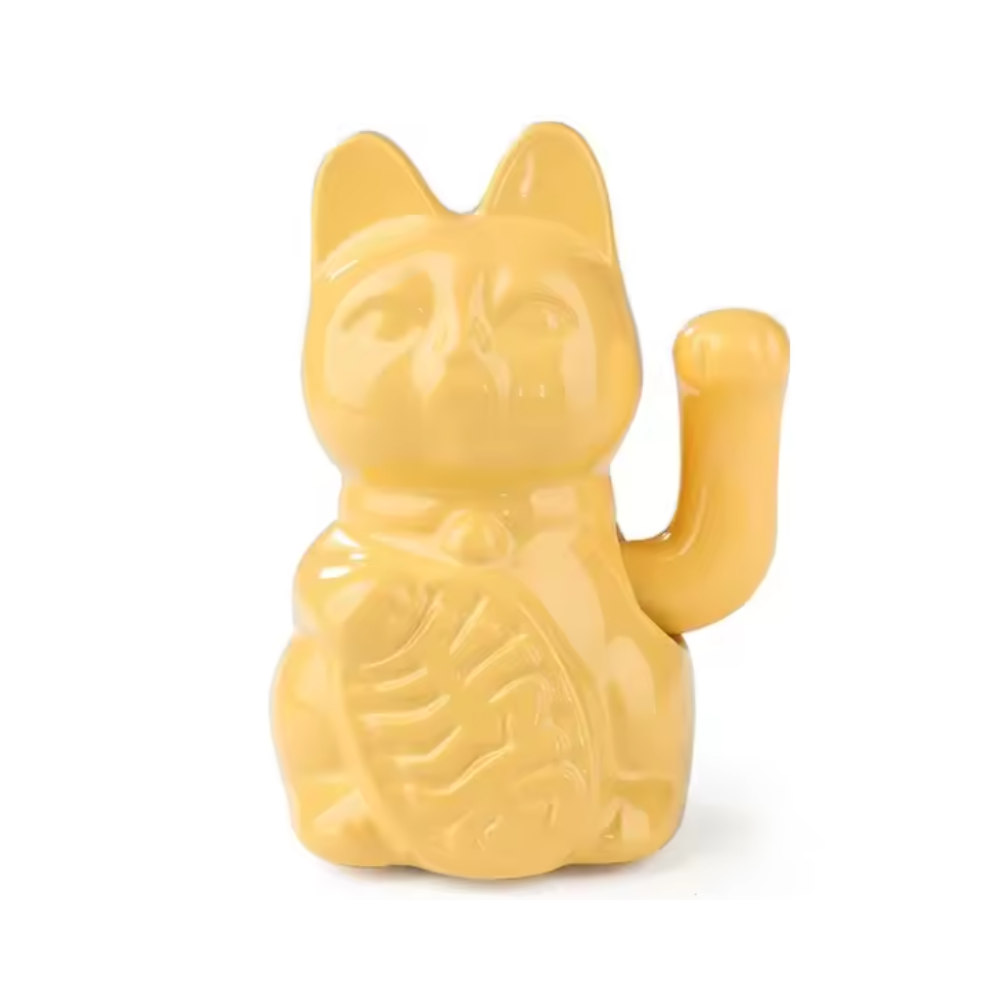 Gato Llama Dinero Colores Cerámica - Imagen 3