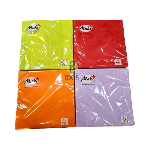 Servilletas Maki Colores Surtidos