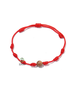 Pulseras Nudo Con Bola Madera x12