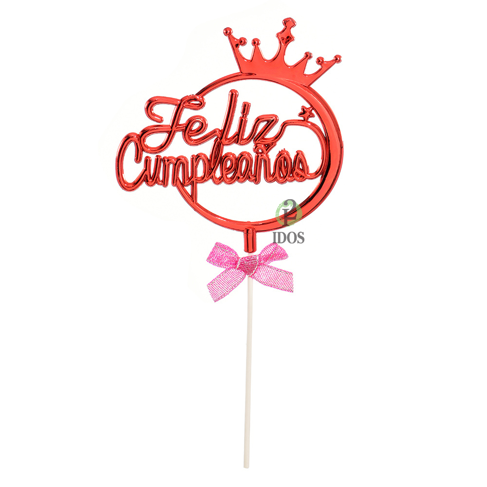 Topper Feliz Cumple Círculo