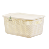 Canasto Alargado Con Tapa 25x14