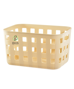 Canasto Decorado Agujeros 22x33