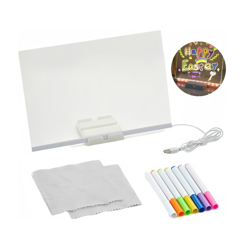 Pizarra Led Transparente