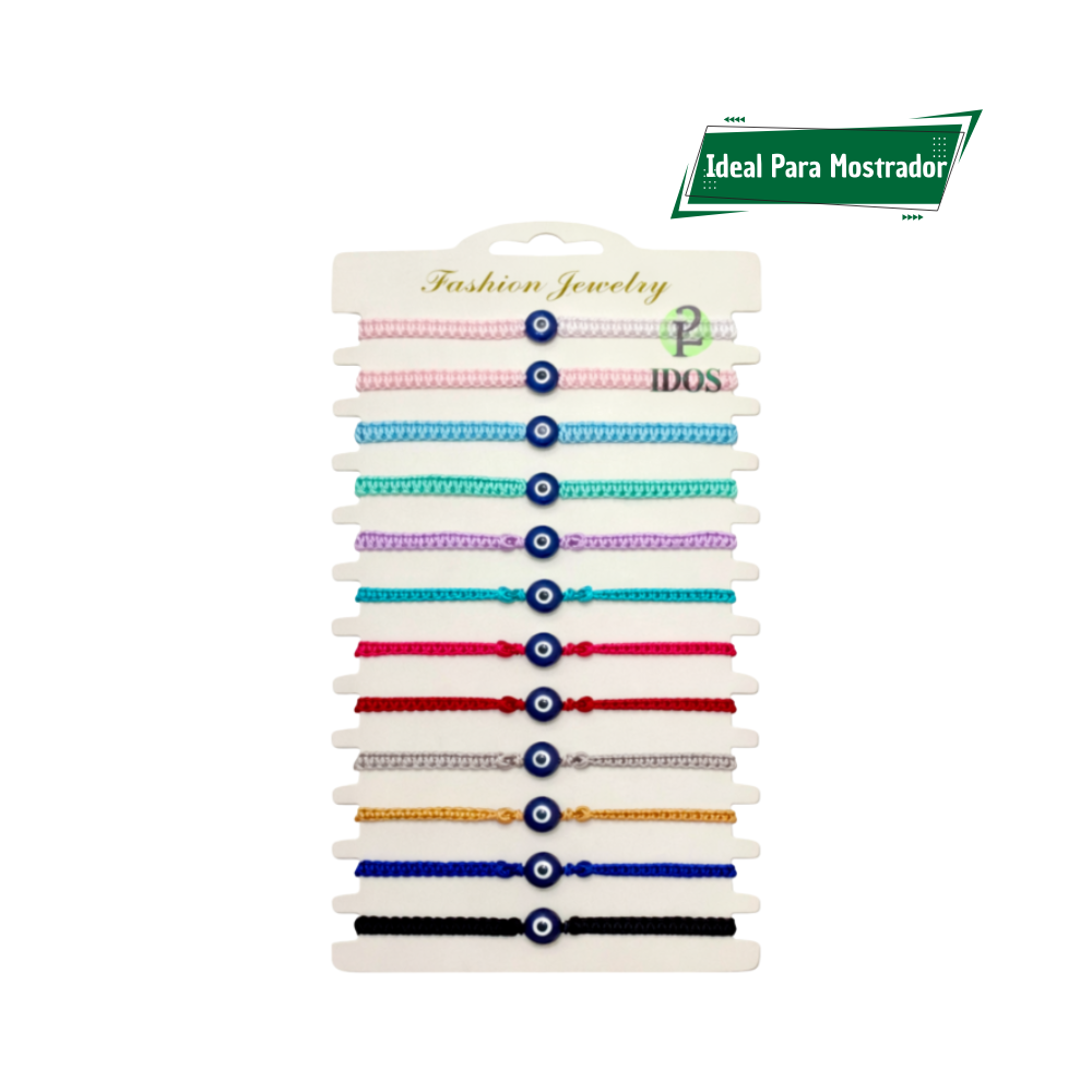 Pulsera Colores Ojo x12