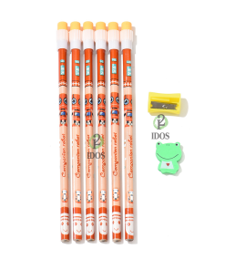 Set Lápiz Con Sacapuntas y Goma