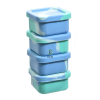 Tupper Silicona x4