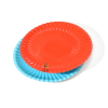 Plato Descartable x30 Con Relieve