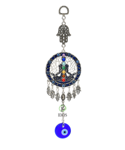 Colgante Metal 7 Chakras c/ Mano