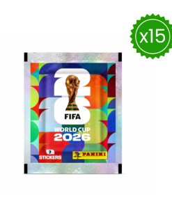 Sobre Figuritas Álbum Mundial Fútbol 2026 Panini x15