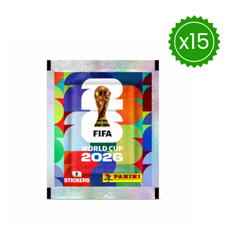 Sobre Figuritas Álbum Mundial Fútbol 2026 Panini x15