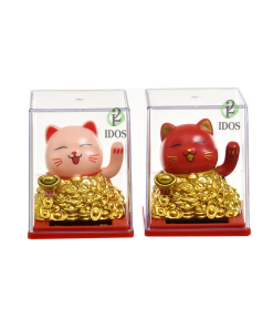 Gato Llama Dinero Solar Con Monedas
