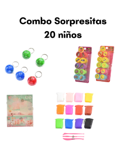 Combo Sorpresitas 20 niños