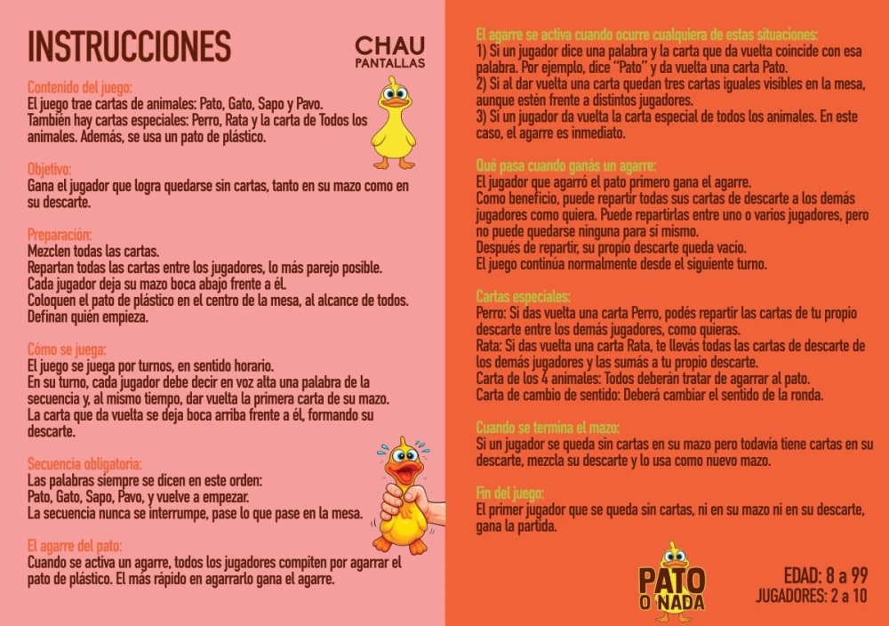 Pato o Nada - Chau Pantallas - Imagen 3