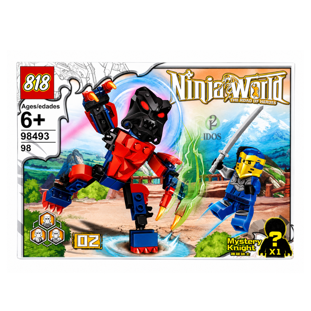 Bloques Armables Ninja Mediano - Imagen 4